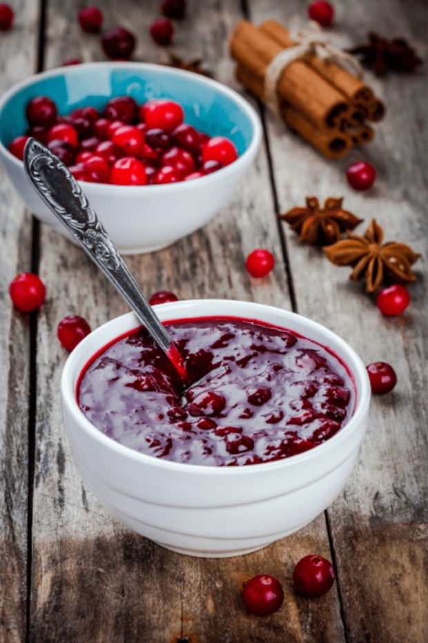 Infused cranberry sauce is one of our favorite edible recipes