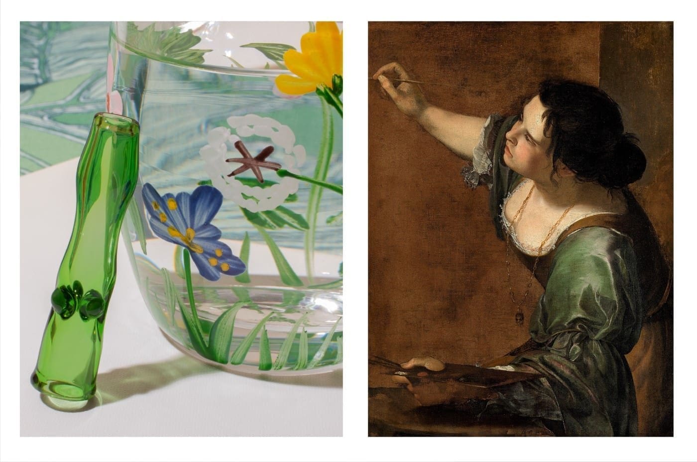 Artemisia Gentileschi is the Inspiration for House of Puff's gorgeous Gentileschi Green Soho Holder and other luxury smoking accessories