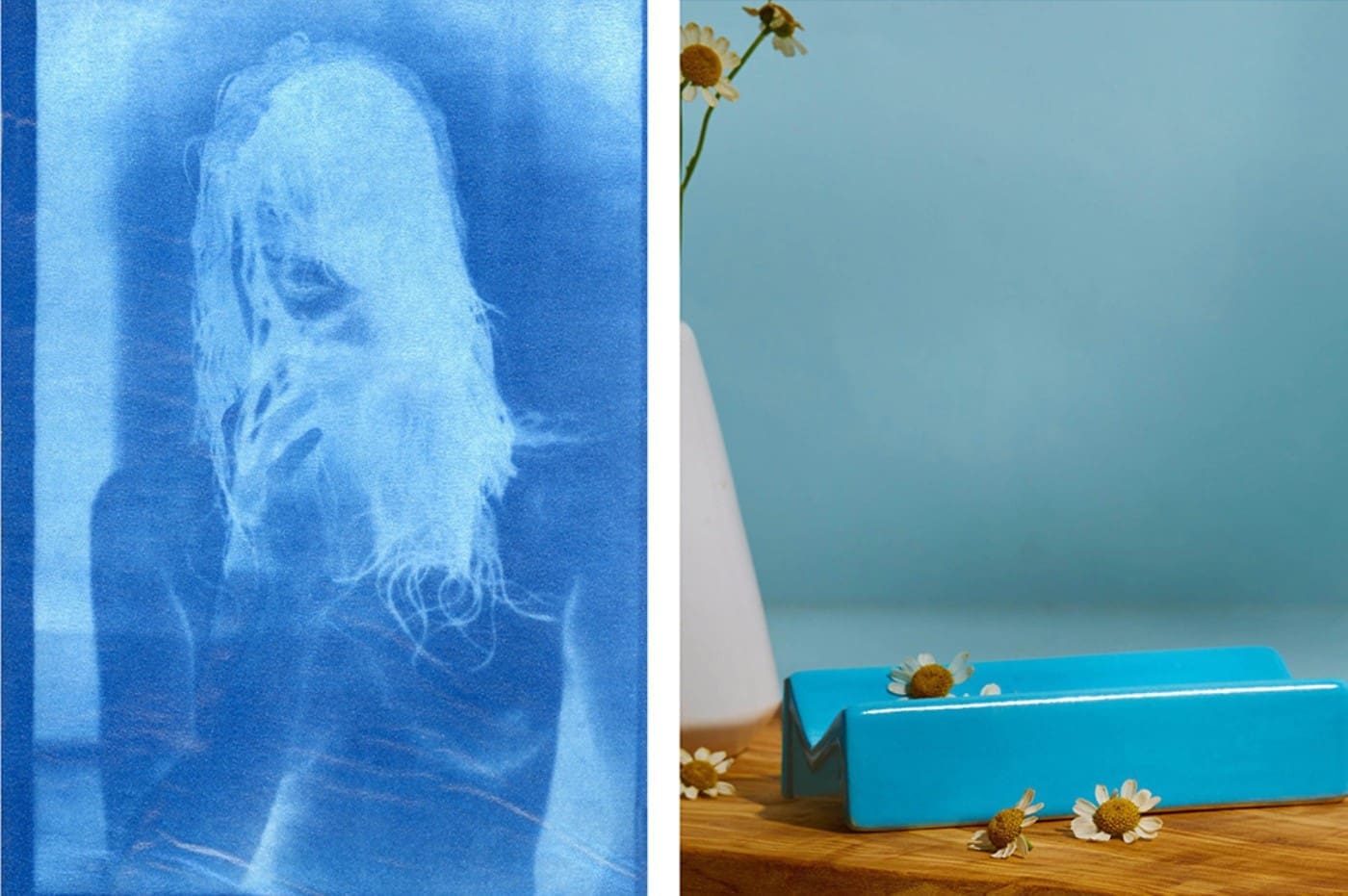 Birgit Jurgenssen is the Inspiration for House of Puff's gorgeous Birgit Blue luxury smoking accessories