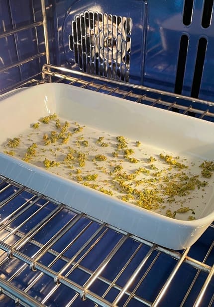To make cannabutter, you first have to decarb your flower
